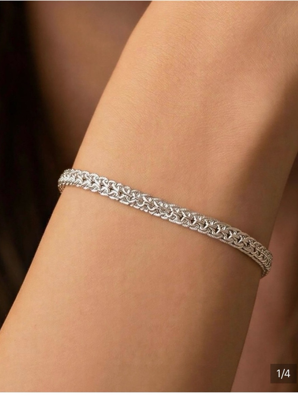 Woven bracelet - Silver